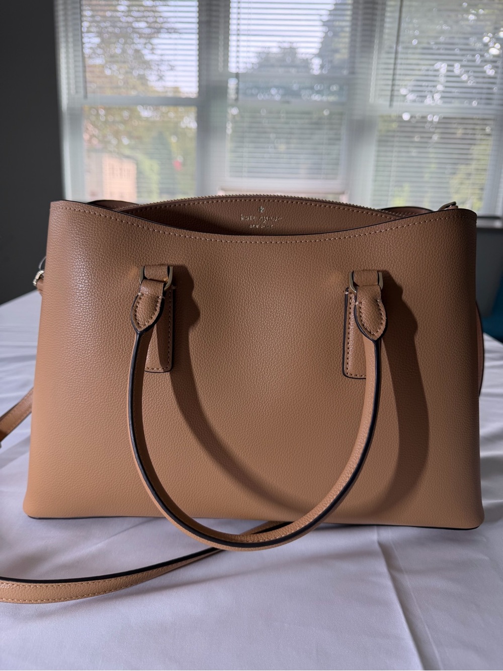 kate spade Thompson Street Tuscan Brown Leather Satchel NWT